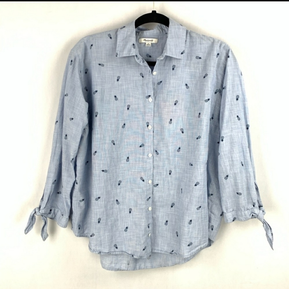 Madewell Pineapple Button Down Top - image 3